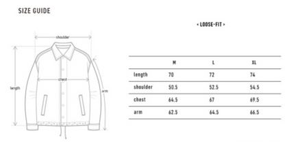 韓國 Markm Denim Coach Jacket【MA234】