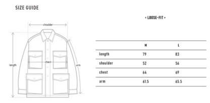 韓國 Markm Washed BDU Jacket【MA235】
