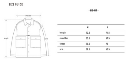 韓國 Markm Big Fit Cotton Jacket【MA236】
