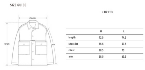 韓國 Markm Big Fit Cotton Jacket【MA236】