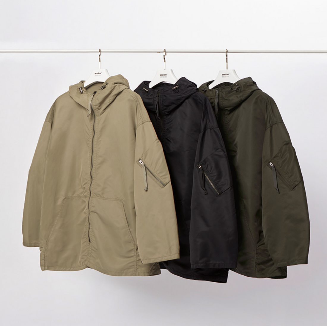 韓國 Markm Big Fit MA-1 Hoodie Jumper【MA238】