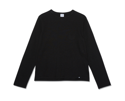 韓國 Markm Women's Single Pocket L/S Slub Long Sleeve【MA242】