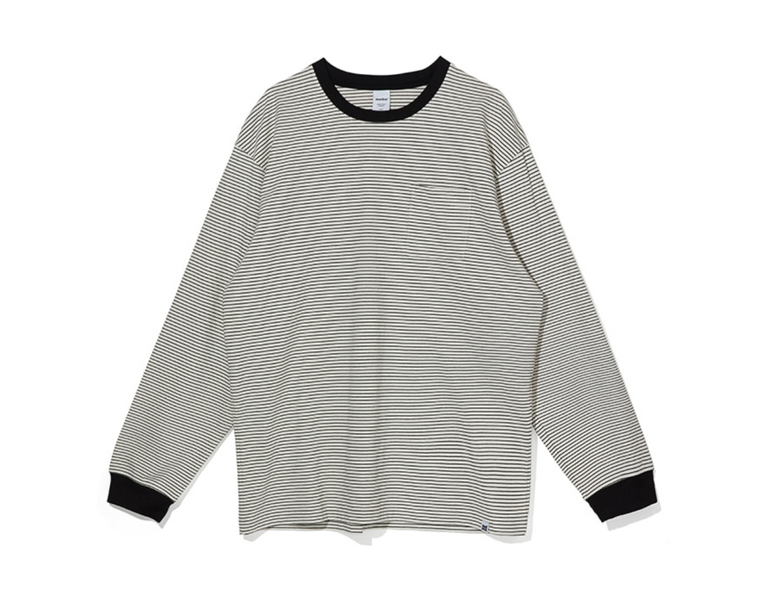 韓國 Markm Striped Long Sleeve【MA243】