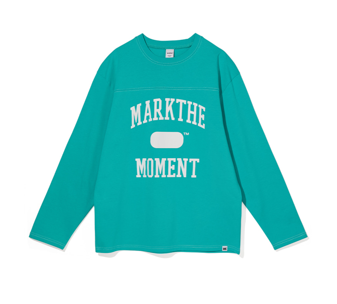 韓國 Markm Mark the Moment Slogan Stitch Point Long Sleeve【MA244】