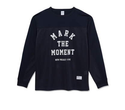 韓國 Markm Slogan Mesh Long Sleeve【MA245】
