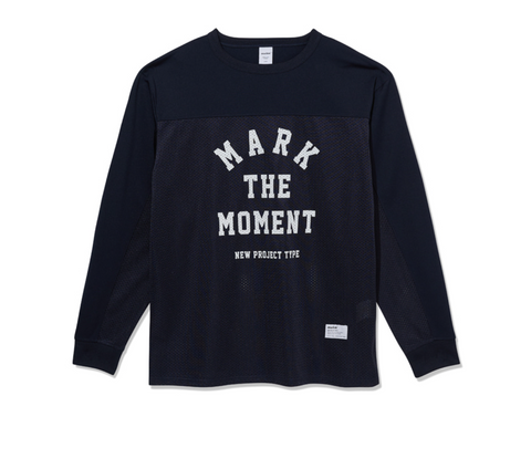 韓國 Markm Slogan Mesh Long Sleeve【MA245】