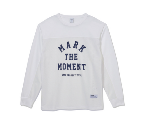 韓國 Markm Slogan Mesh Long Sleeve【MA245】