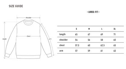韓國 Markm Mark the Moment Slogan Crewneck Sweatshirt【MA249】