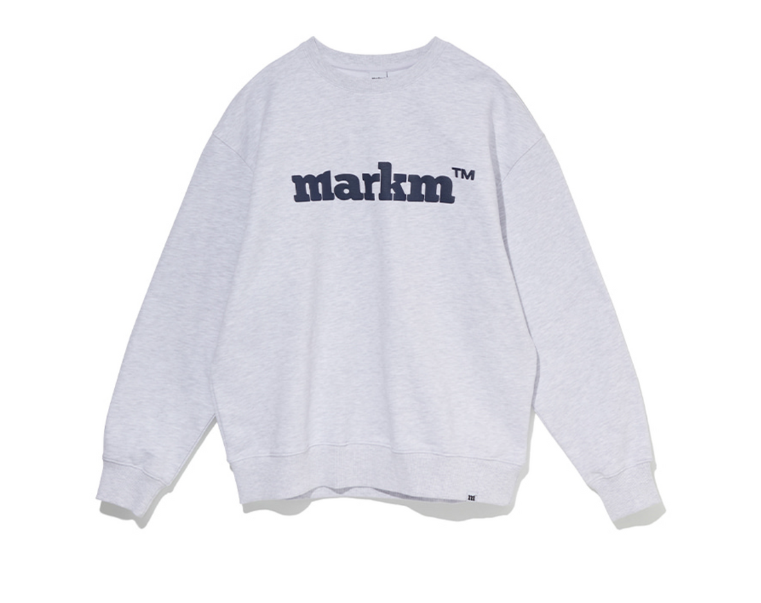 韓國 Markm Mark M Basic Logo Crewneck Sweatshirt【MA251】