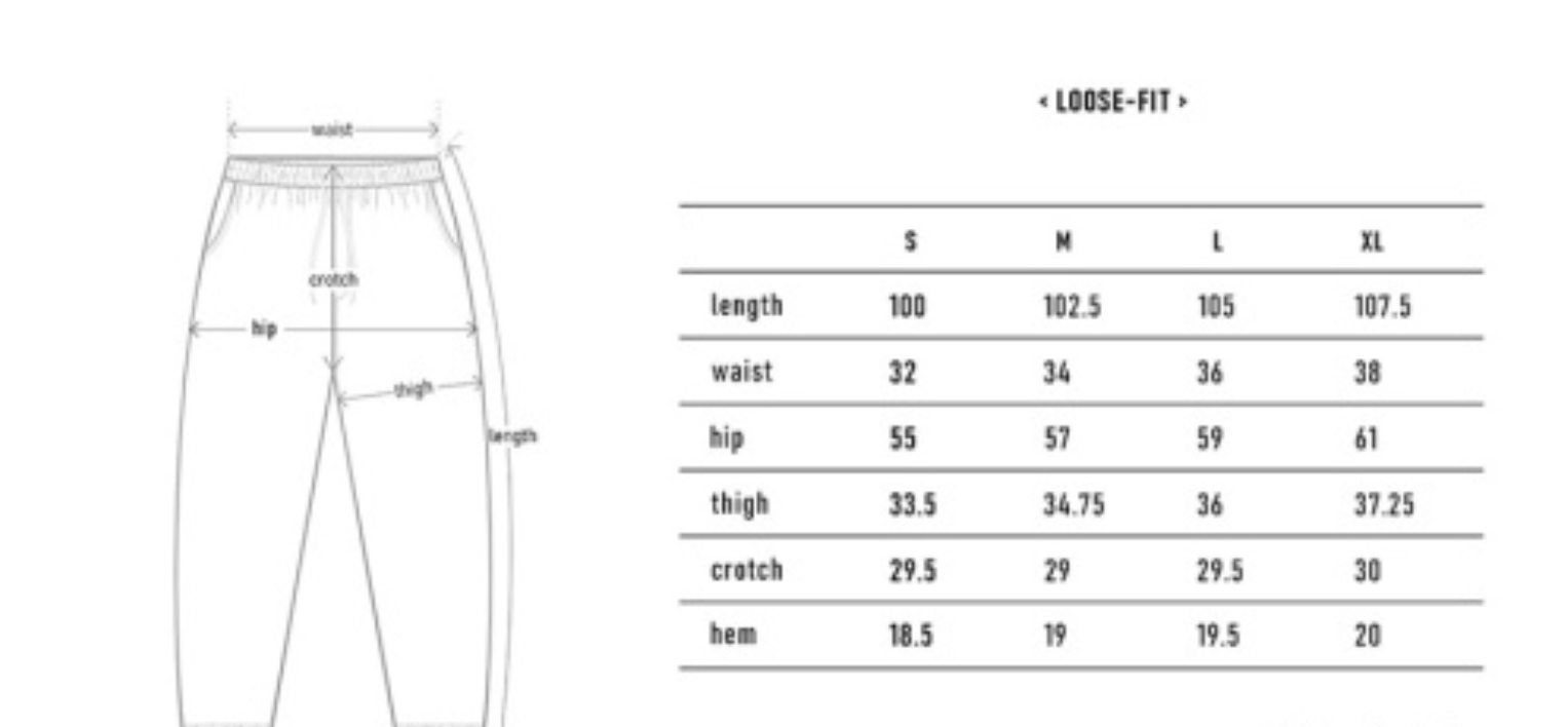 韓國 Markm Mark the Moment Slogan Stitch Point Sweatpants【MA258】