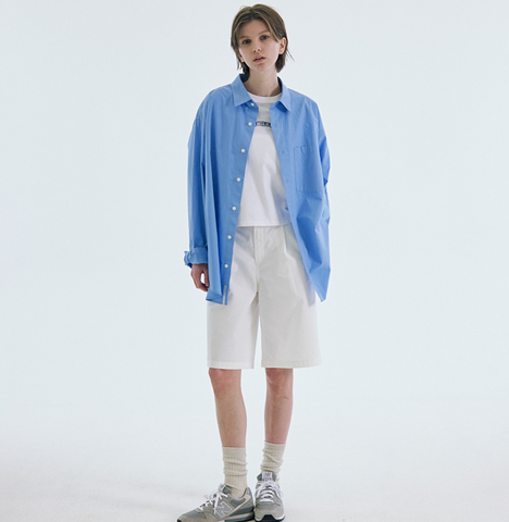 韓國 Markm Women's Pintuck Bermuda Pants【MA260】
