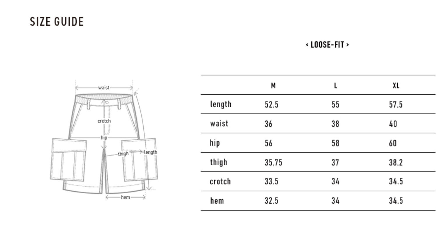 韓國 Markm Cargo Shorts【MA261】