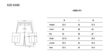 韓國 Markm Cargo Shorts【MA261】