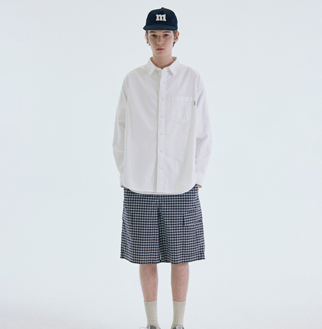 韓國 Markm Check Cargo Shorts【MA263】
