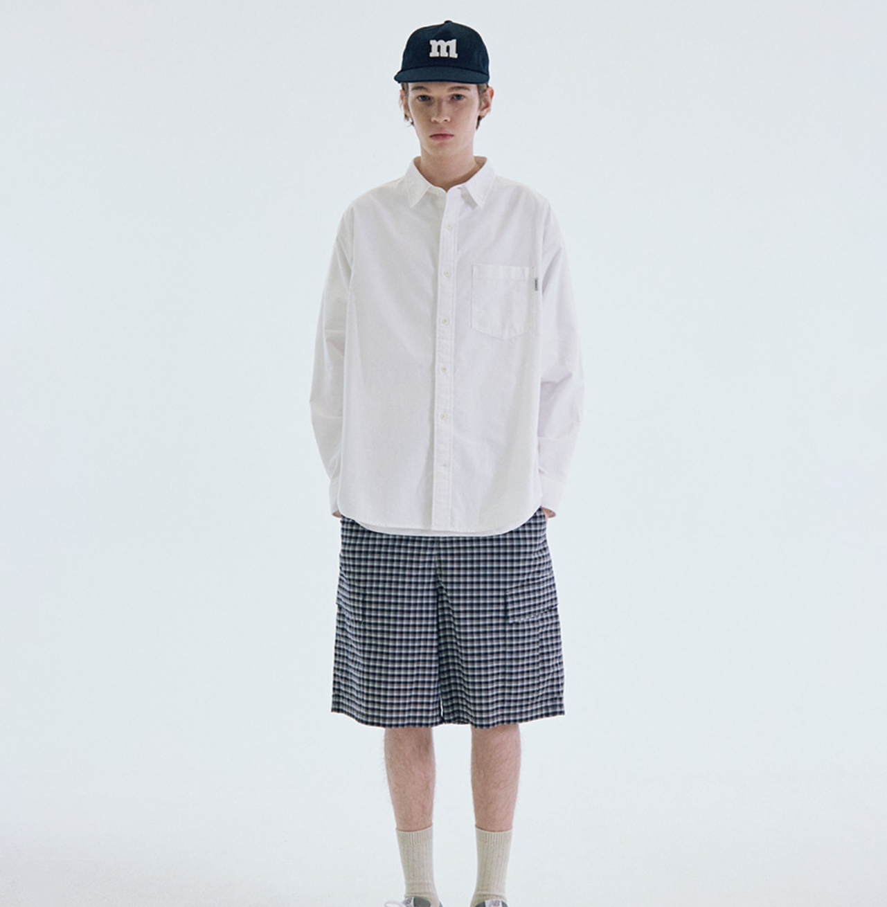 韓國 Markm Check Cargo Shorts【MA263】