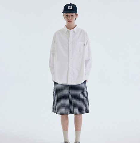 韓國 Markm Check Cargo Shorts【MA263】