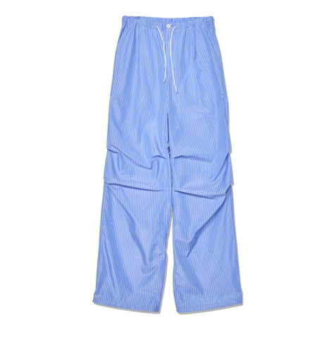 韓國 Markm Women's Striped Parachute Wide Pants【MA264】