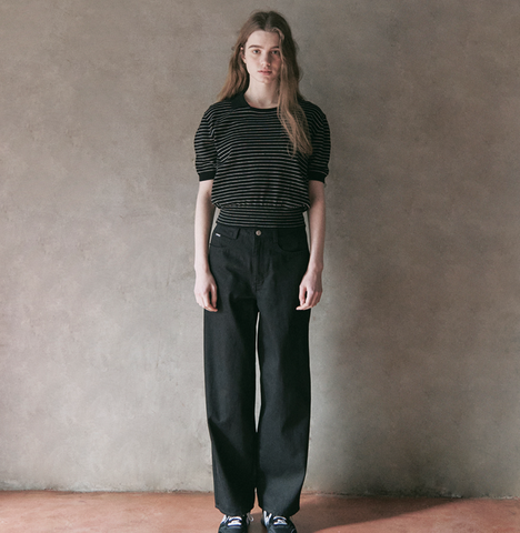 韓國 Markm Women's Curved Jeans【MA265】