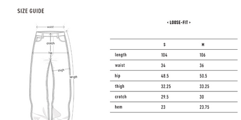 韓國 Markm Women's Curved Jeans【MA265】