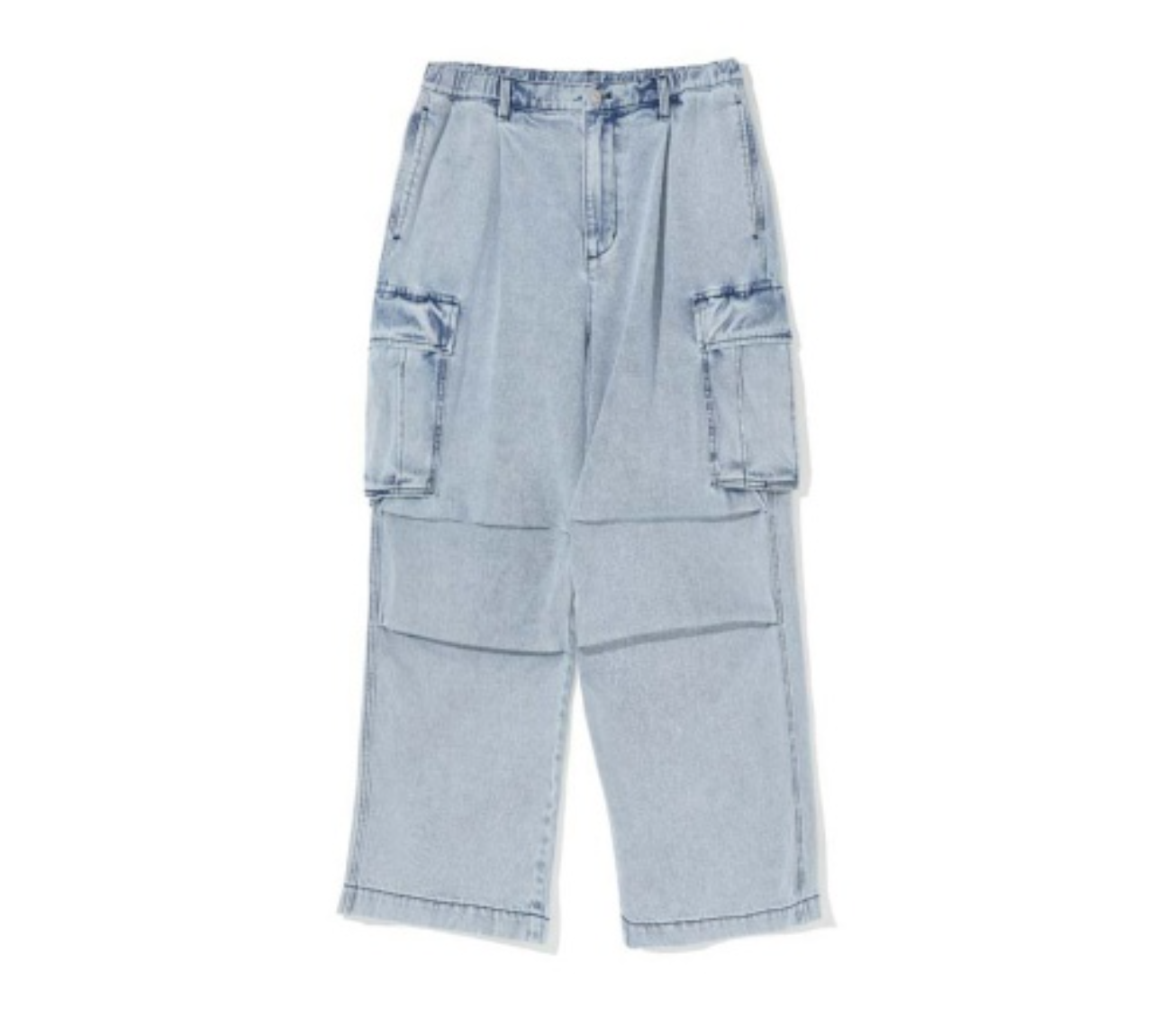 韓國 Markm Denim Cargo Wide Pants【MA267】