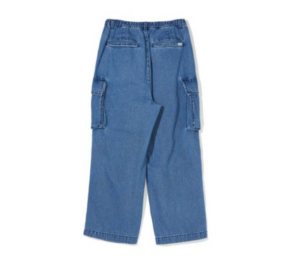 韓國 Markm Denim Cargo Wide Pants【MA267】