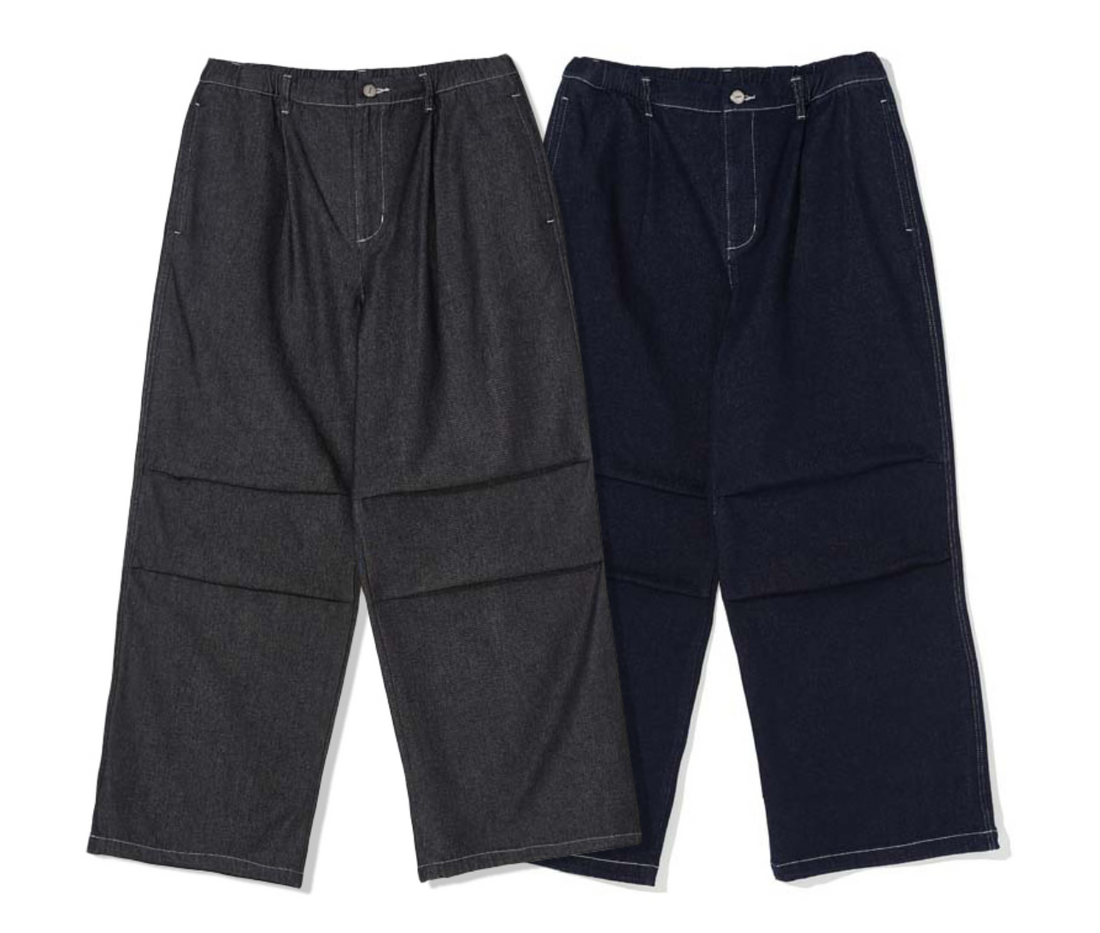 韓國 Markm Denim Parachute Wide Pants【MA268】