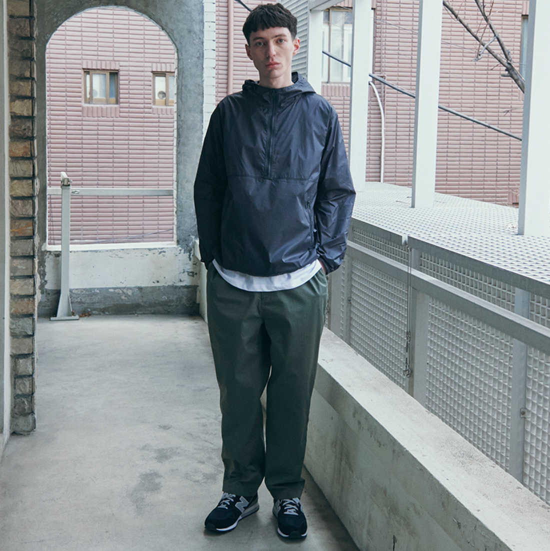 韓國 Markm Loose-fit Webbing Belt Pants【MA272】