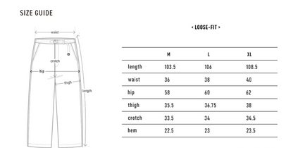 韓國 Markm Loose-fit Webbing Belt Pants【MA272】