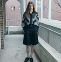 【現貨】韓國 Markm Women's Striped V-Neck Short Cardigan【MA273】