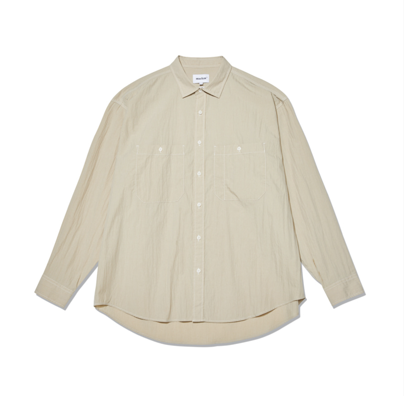 韓國 Markm Big Fit Washer Stitch Shirt【MA274】