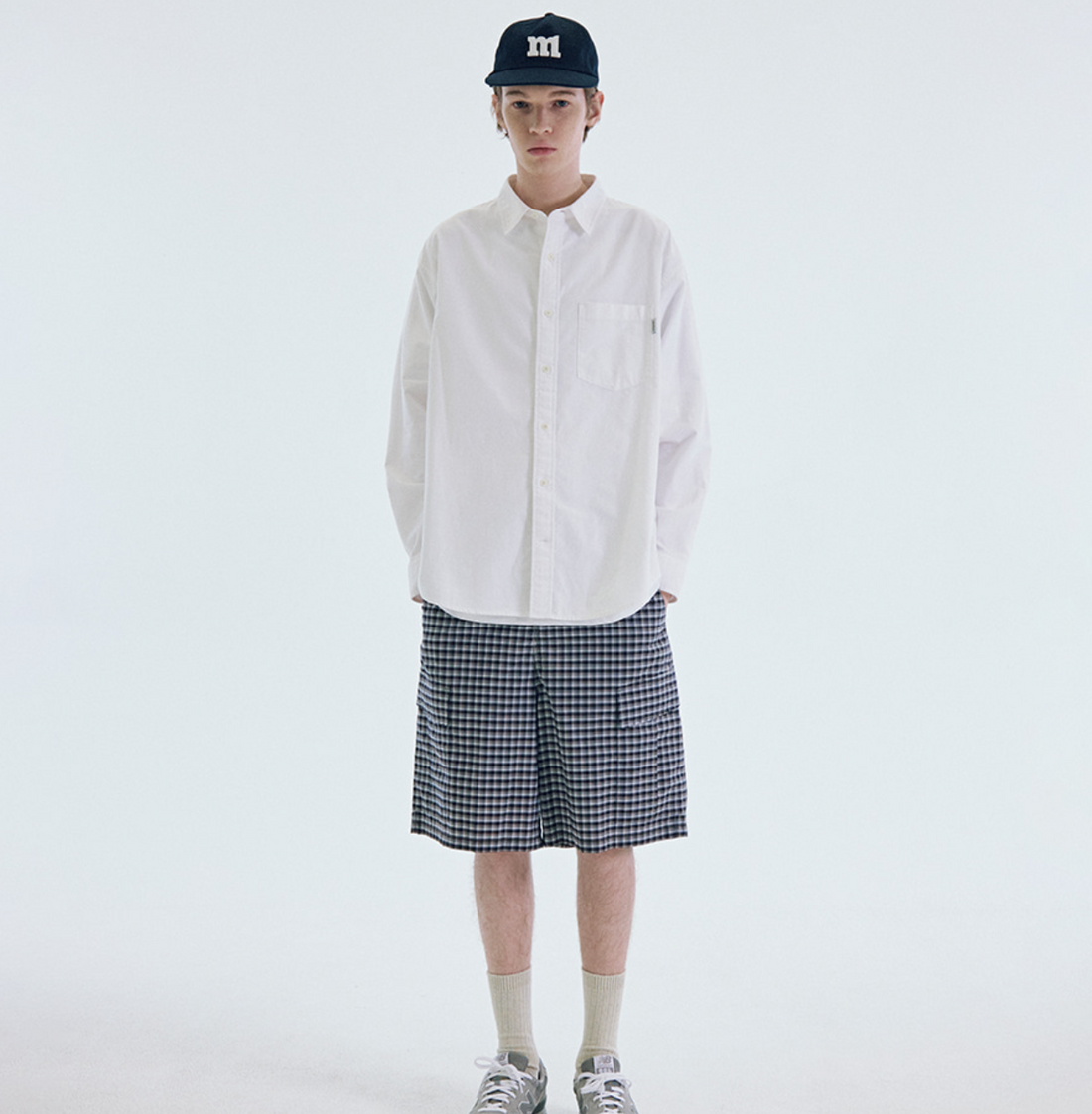 韓國 Markm Single Pocket Oxford Shirt【MA275】