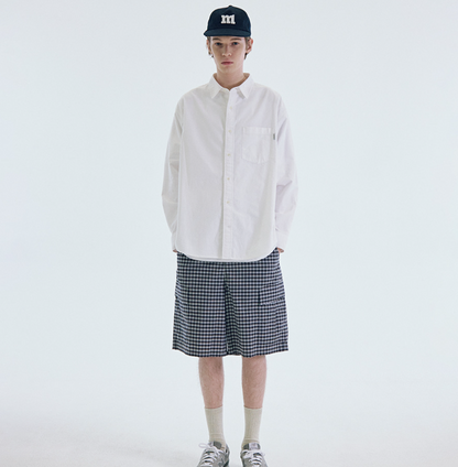 韓國 Markm Single Pocket Oxford Shirt【MA275】