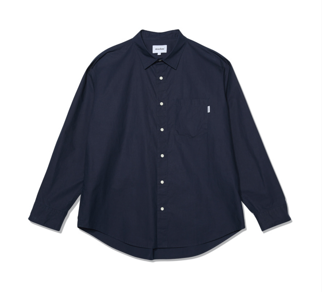 韓國 Markm Single Pocket Cotton Shirt【MA277】