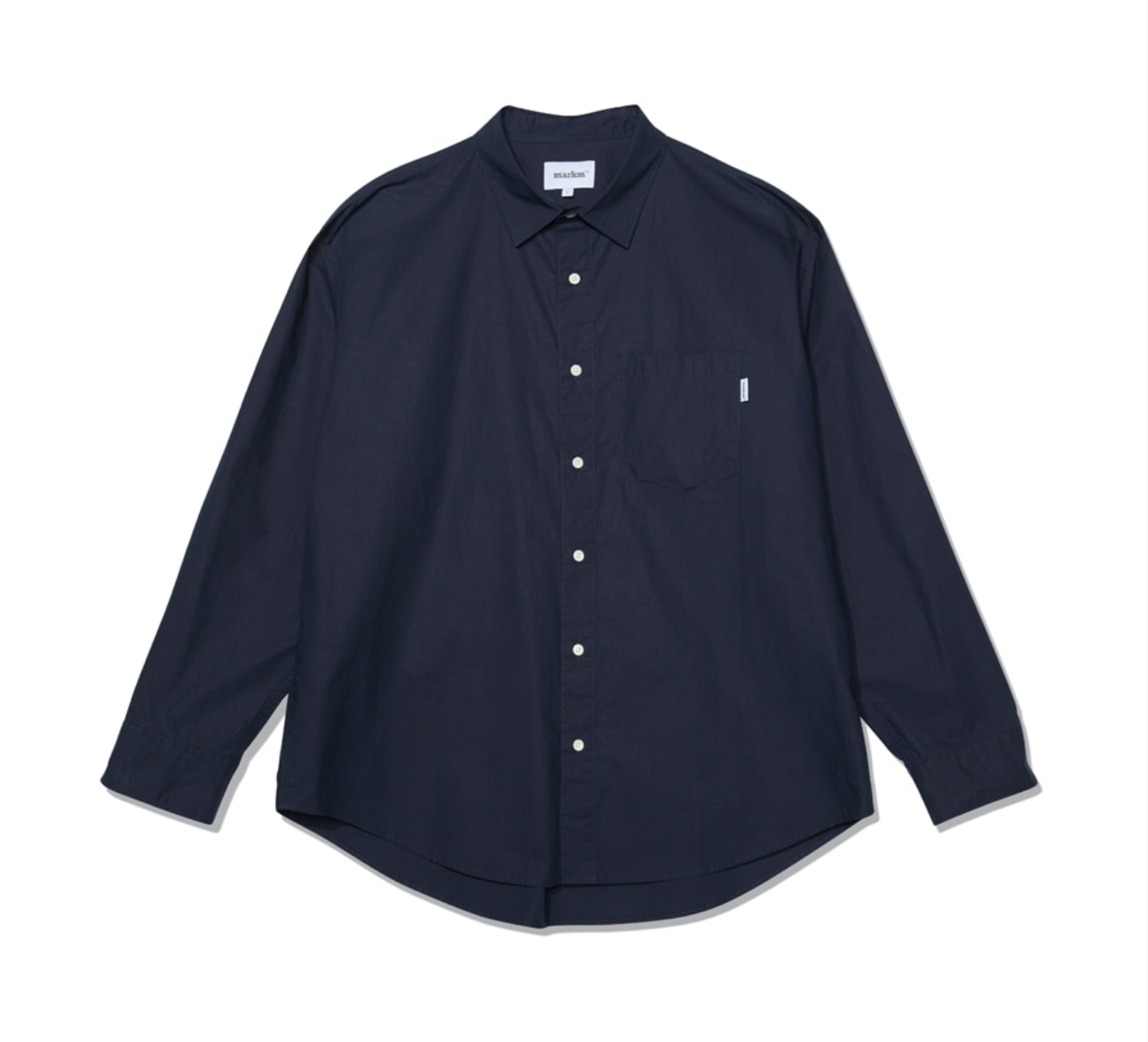 韓國 Markm Single Pocket Cotton Shirt【MA277】