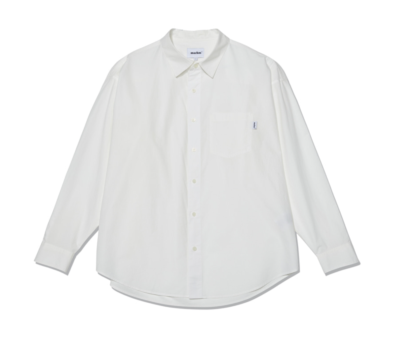 韓國 Markm Single Pocket Cotton Shirt【MA277】