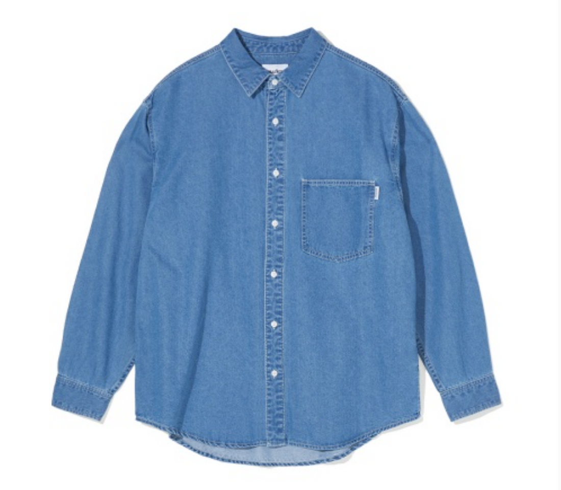 韓國 Markm Washed Denim Shirt【MA278】