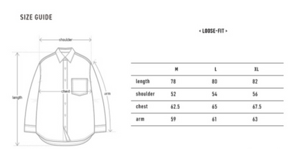 韓國 Markm Washed Denim Shirt【MA278】