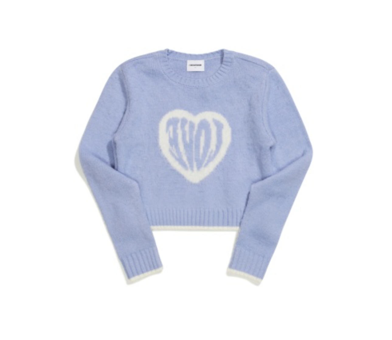 韓國 Markm Women's Heart Love Hairy Pullover【MA287】