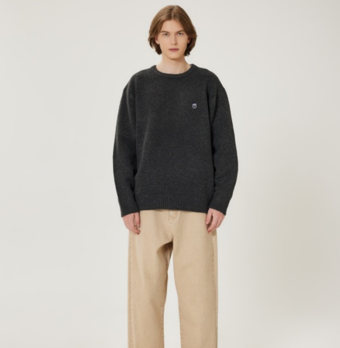 韓國 Markm Smile Logo Pullover【MA289】