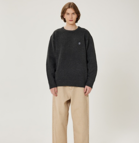 韓國 Markm Smile Logo Pullover【MA289】