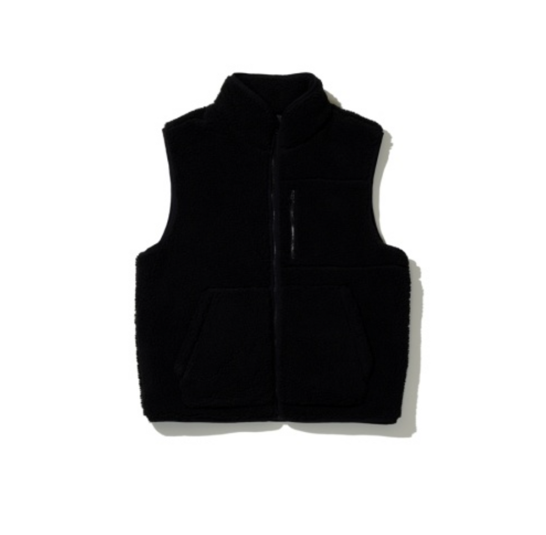 韓國 Markm Loose-fit Fleece Padded Vest【MA294】