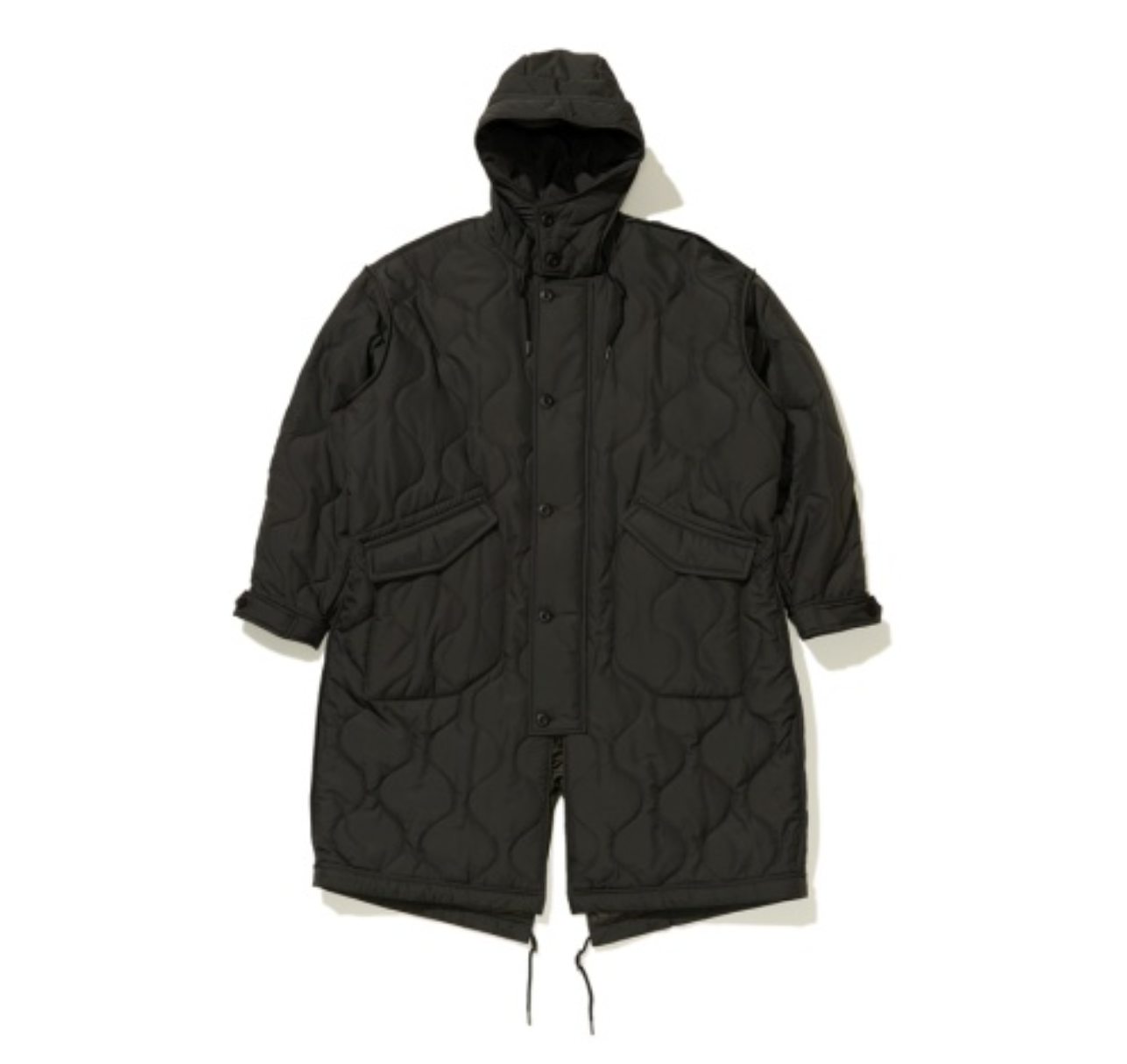 韓國 Markm Loose-fit Hooded Quilted Long Padded Jumper【MA295】