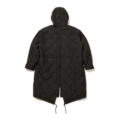 韓國 Markm Loose-fit Hooded Quilted Long Padded Jumper【MA295】