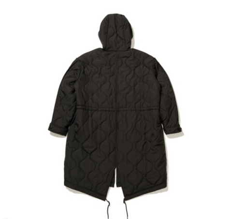 韓國 Markm Loose-fit Hooded Quilted Long Padded Jumper【MA295】