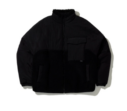 韓國 Markm Overfit Fleece Hybrid Jumper【MA296】