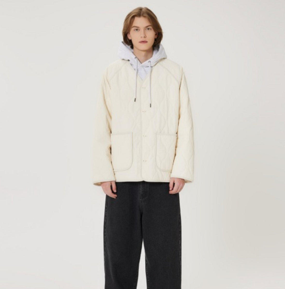 韓國 Markm Loose Fit Quilted Jumper【MA297】