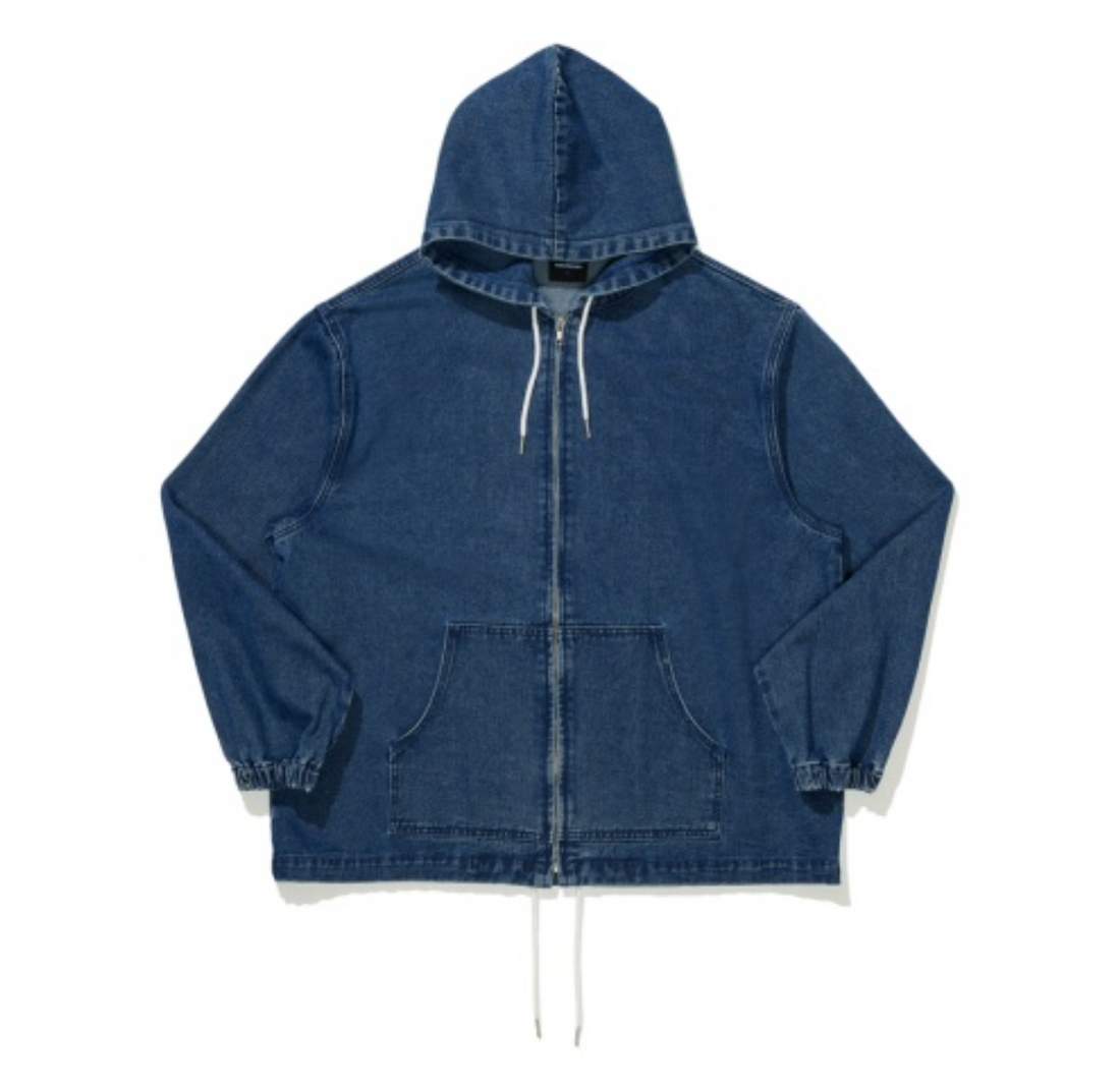 韓國 Markm Wave Logo Denim Jumper【MA298】