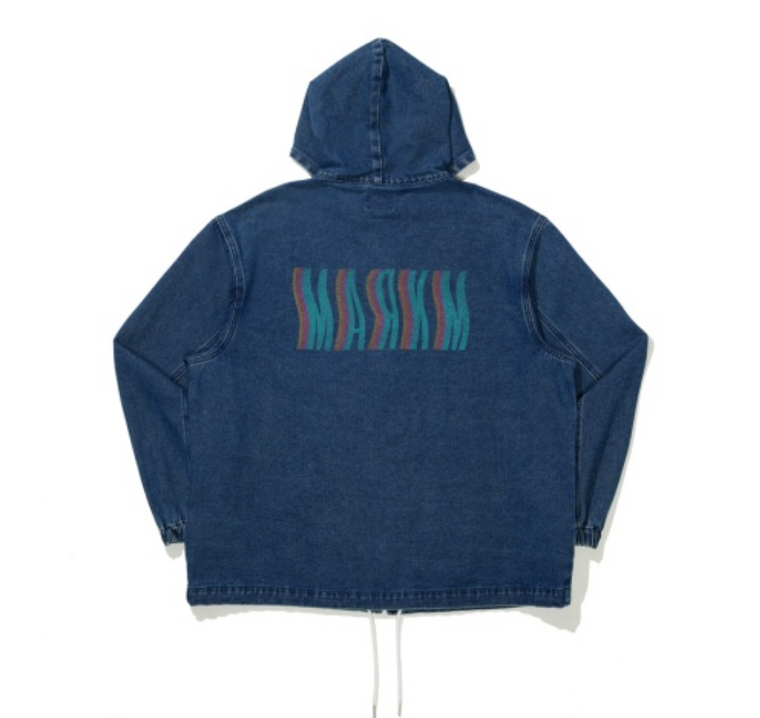 韓國 Markm Wave Logo Denim Jumper【MA298】