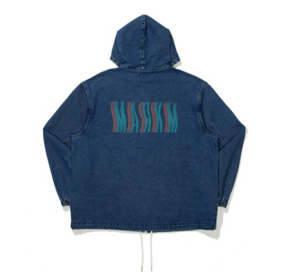 韓國 Markm Wave Logo Denim Jumper【MA298】