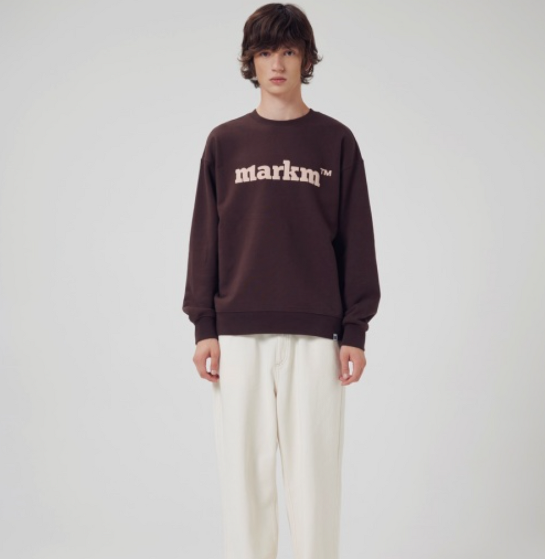 韓國 Markm Basic Logo Crewneck Sweatshirt【MA299】